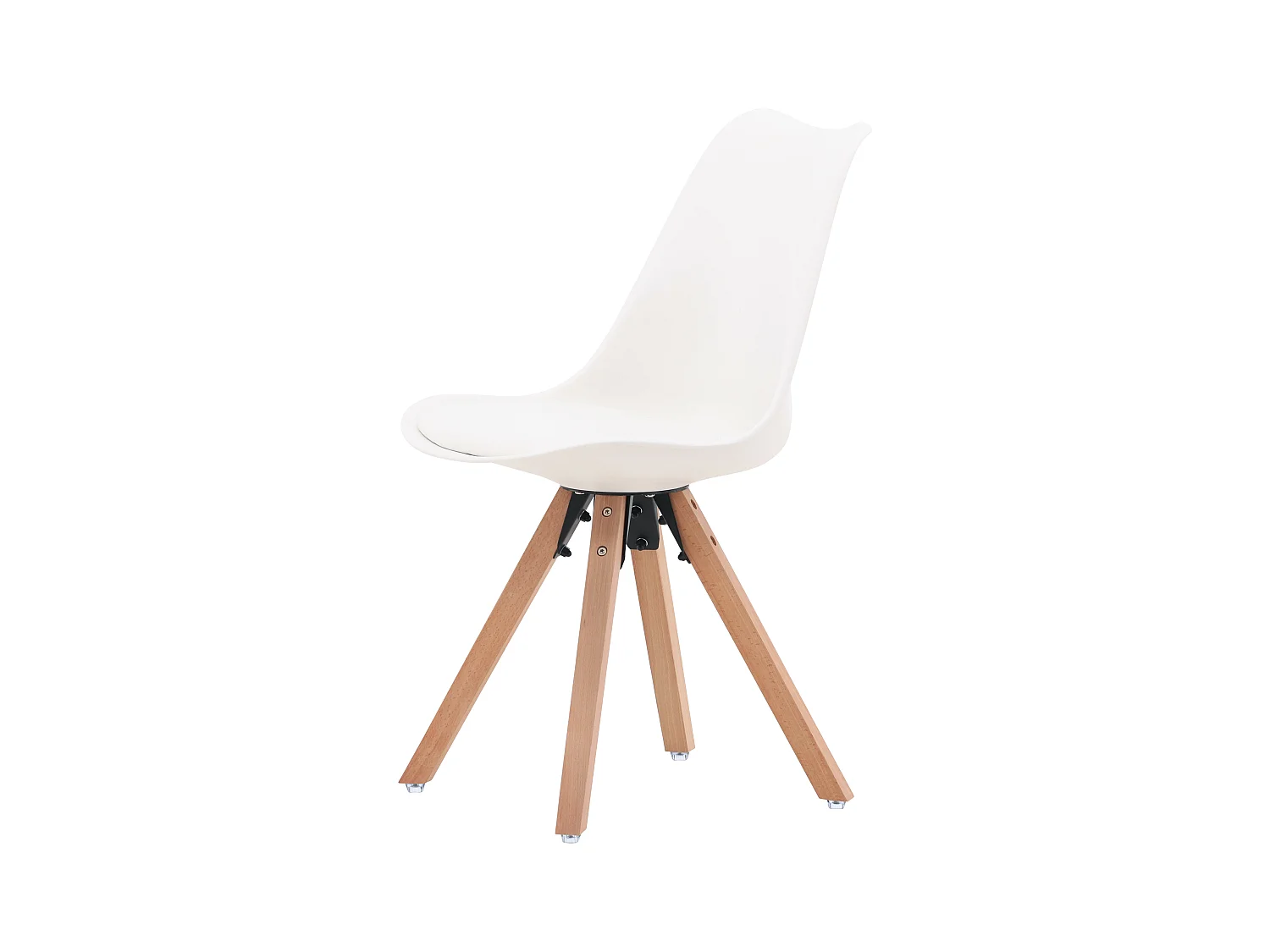 Chaise ZENO DRC 48x56x84 Blanc
