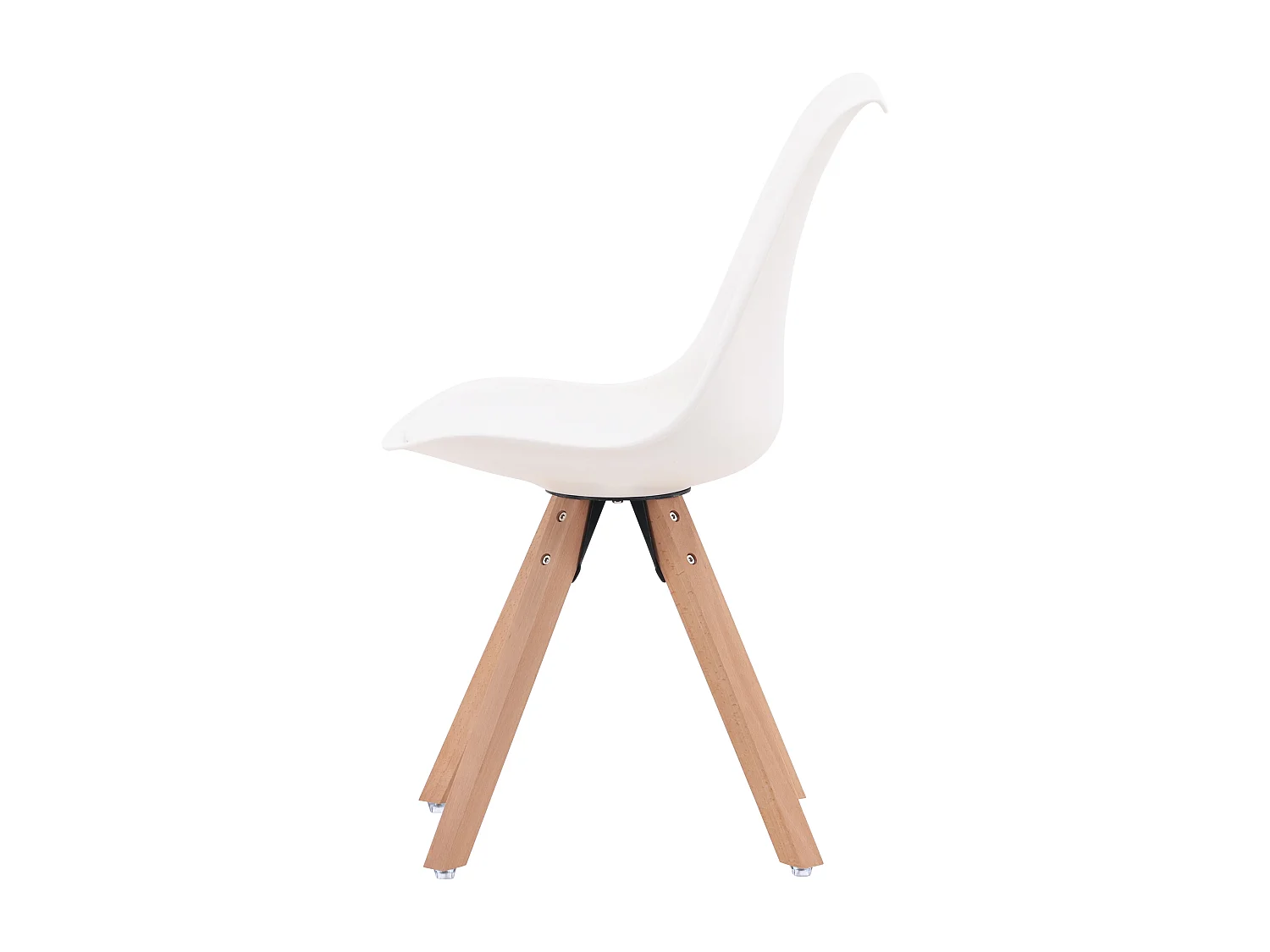 Chaise ZENO DRC 48x56x84 Blanc