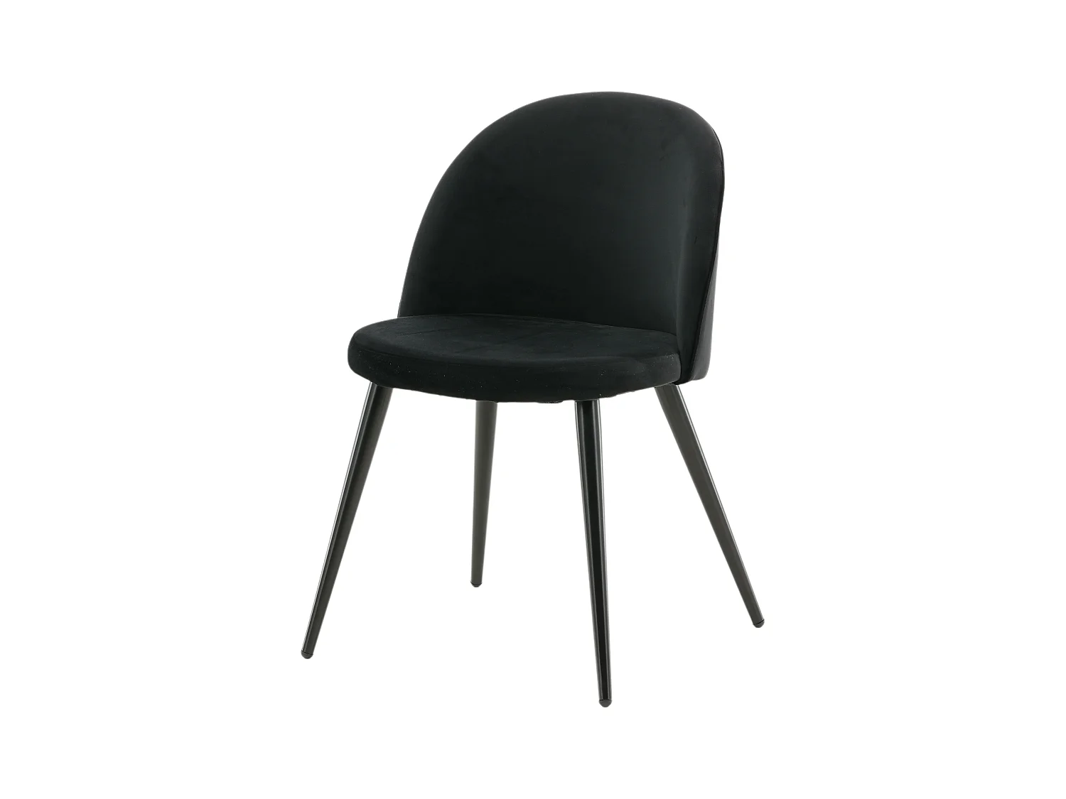 Chaise VELVET DRC 1NOS 50x48x77 Noir