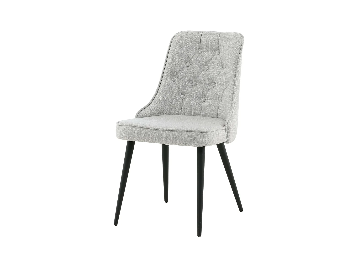 Chaise VELVET DELUXE DRC 1NOS 50x66x89 Gris