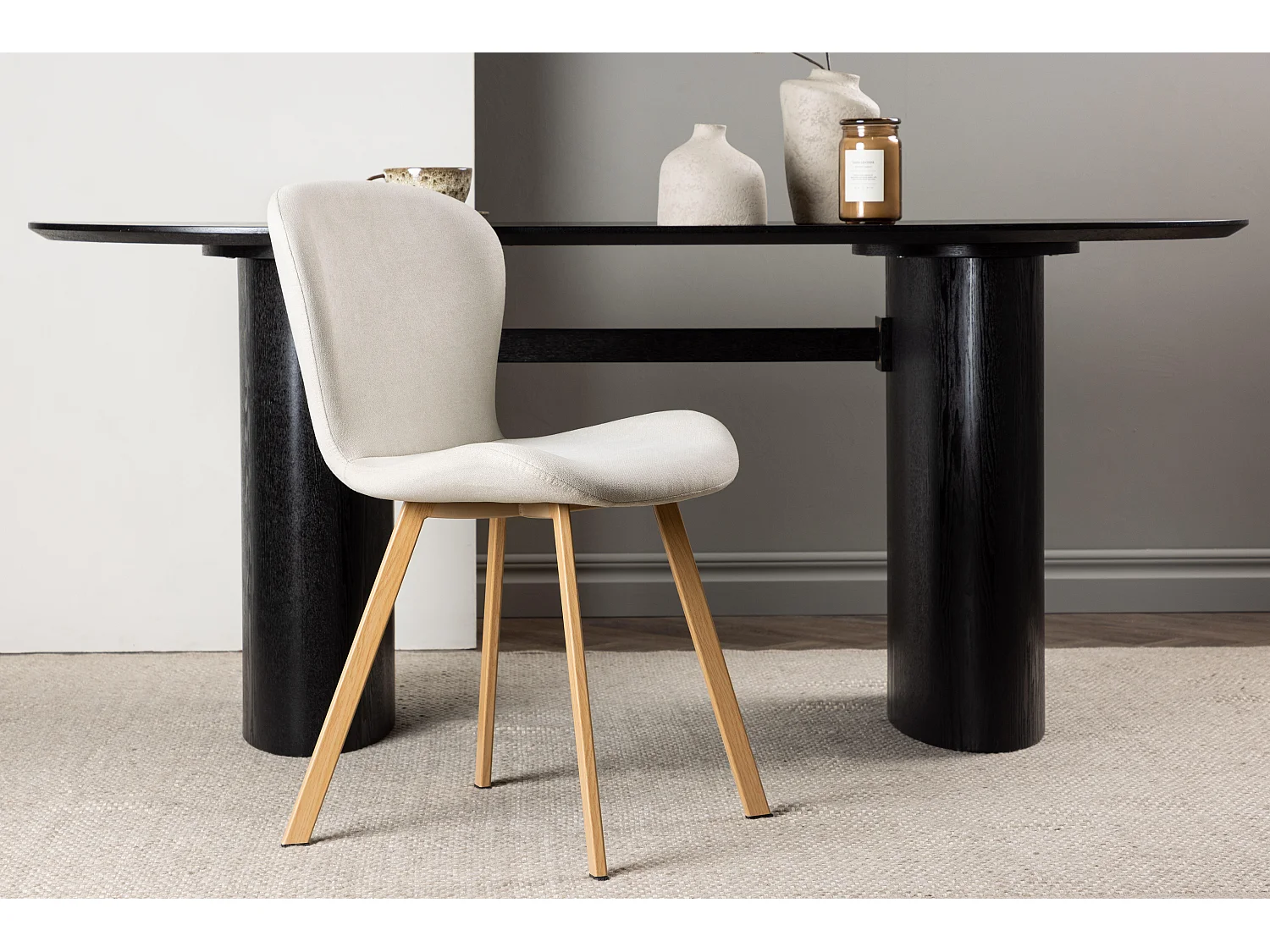 Chaise LILJA DRC 1NOS 48x50x80 Beige