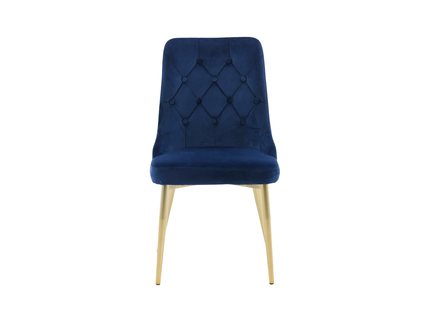 Chaise VELVET DELUXE DRC 1NOS 50x66x89 Bleu