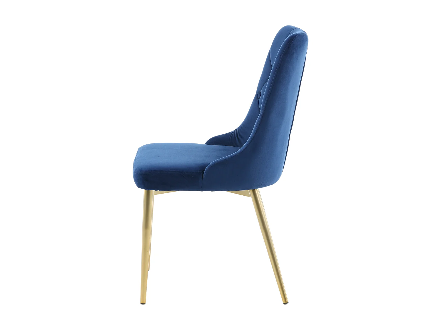 Chaise VELVET DELUXE DRC 1NOS 50x66x89 Bleu