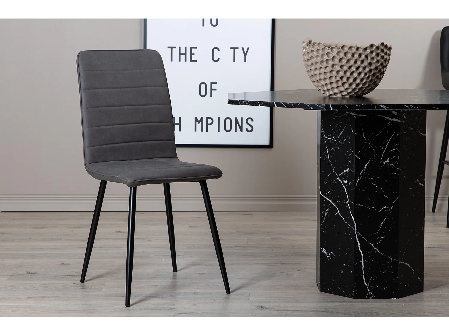 Eetkamerstoel WINDU DRC 1NOS 43x49x94 Grijs