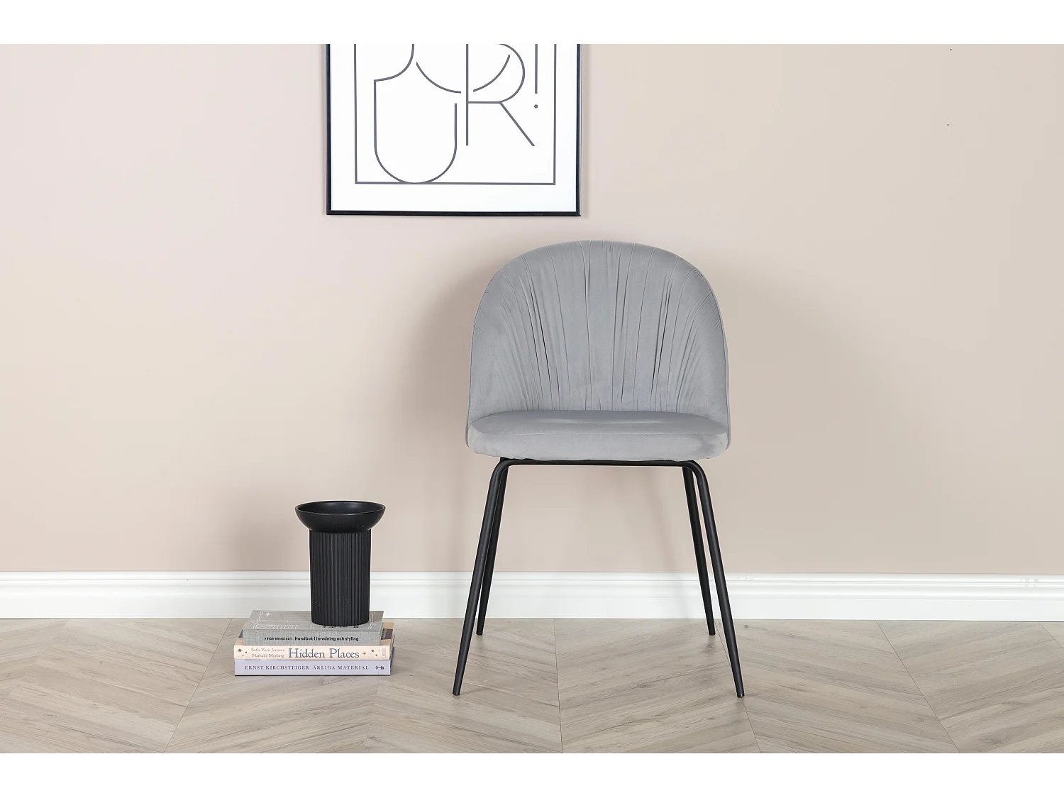 Chaise WRINKLES DRC 1NOS 49x50x80 Gris