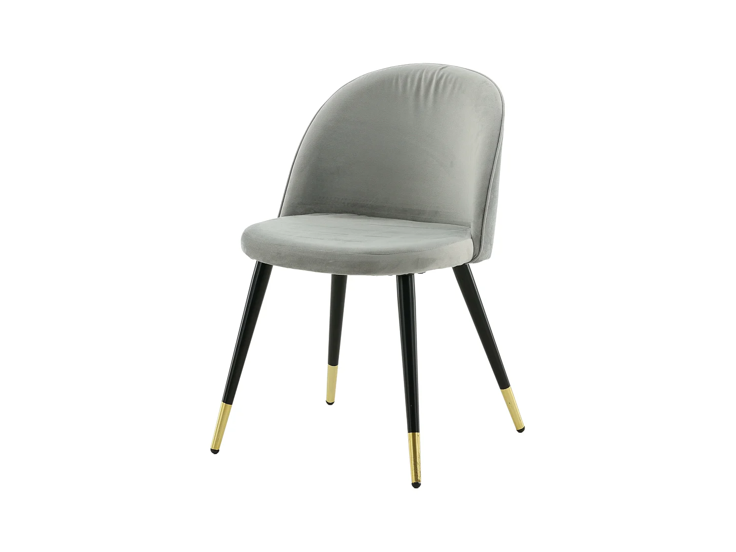 Chaise VELVET DRC 1NOS 50x57x77 Gris