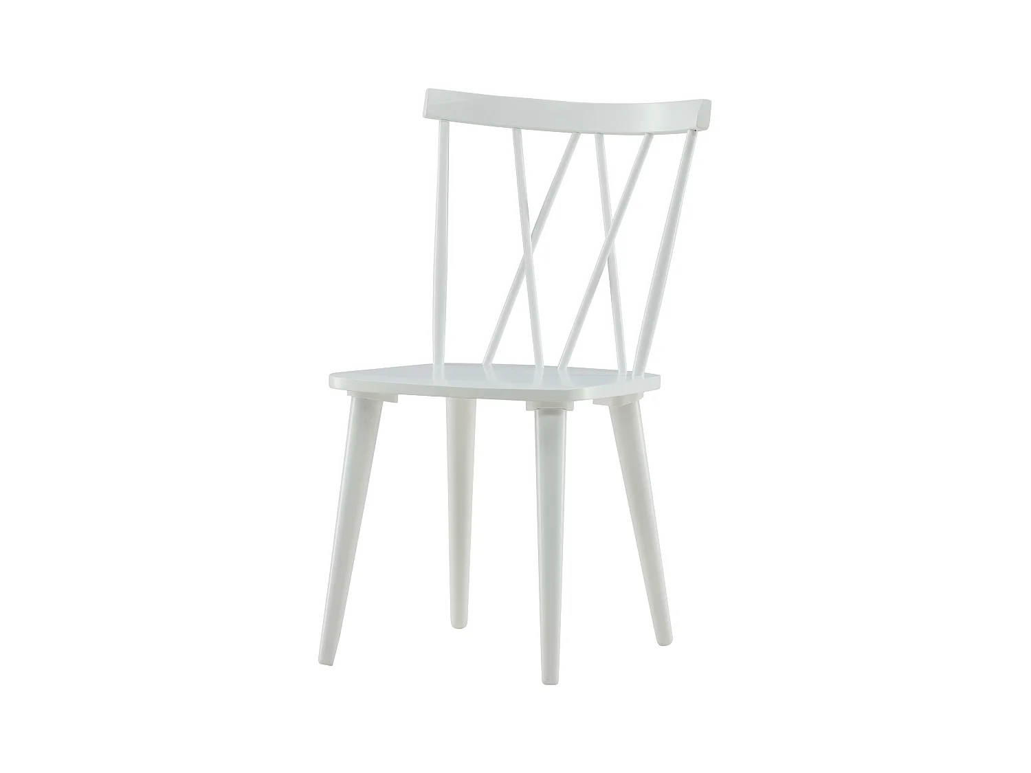 Chaise MARIETTE DRC 1NOS 54x50x86 Blanc