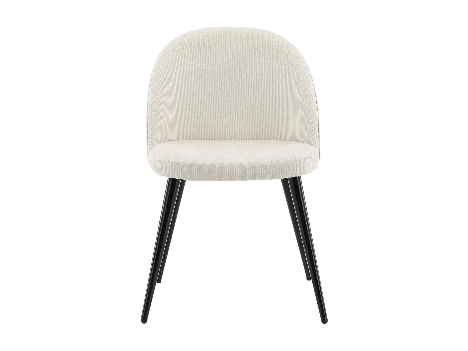 Chaise VELVET DRC 1NOS 50x48x77 Blanc