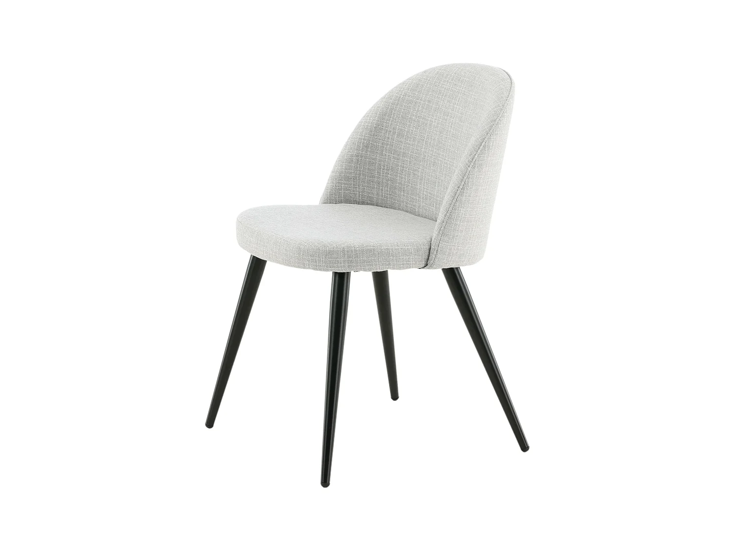 Chaise VELVET DRC 1NOS 50x48x77 Gris