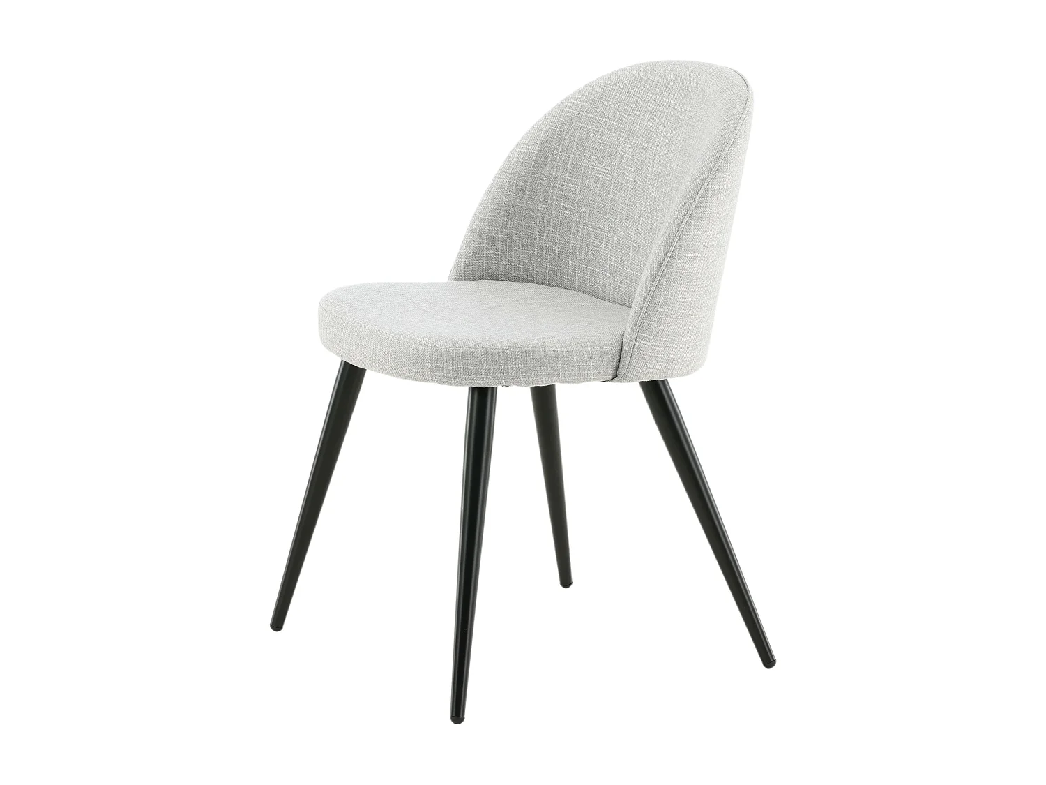 Esszimmerstuhl VELVET DRC 1NOS 50x48x77 Grau