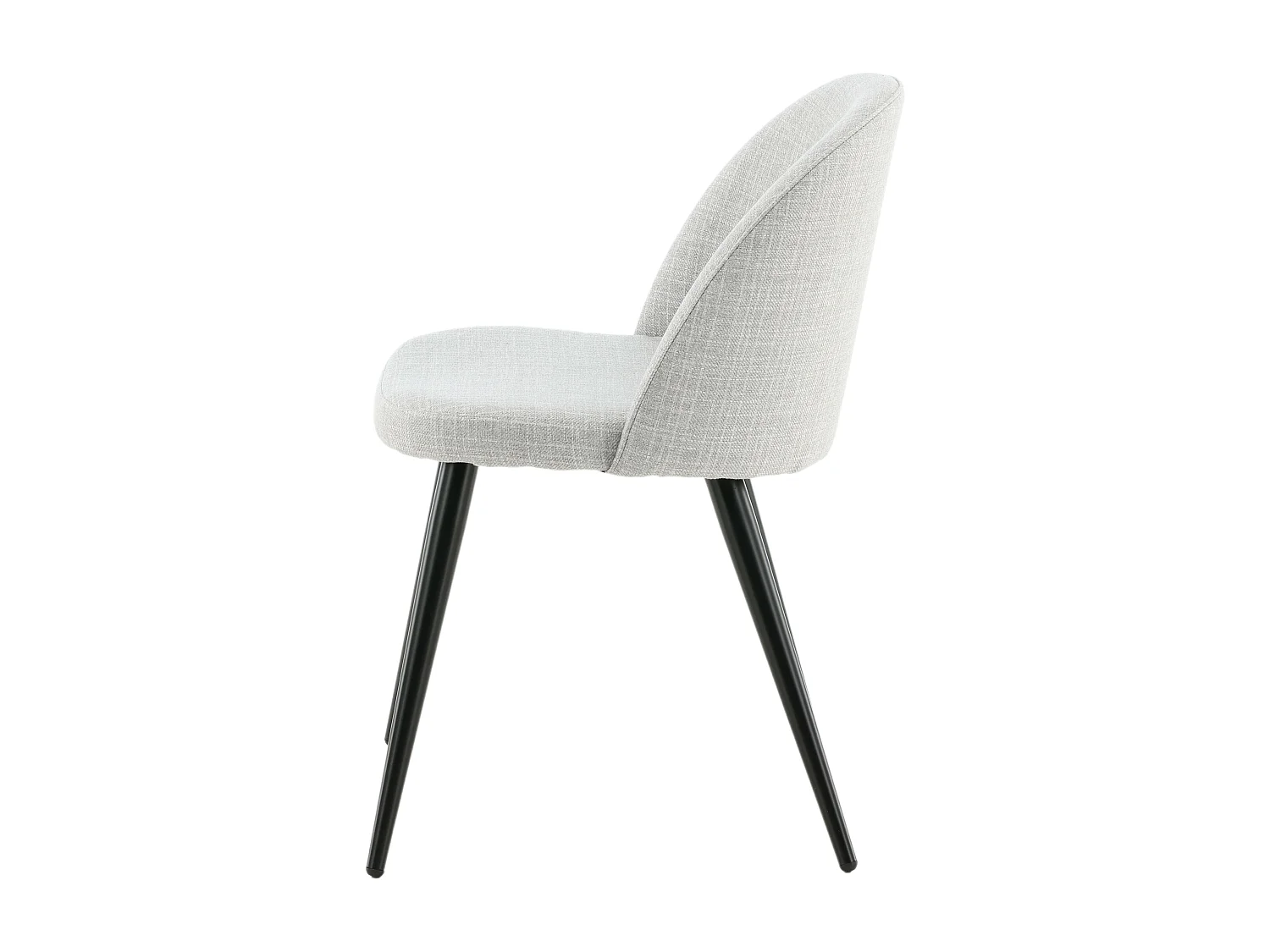 Esszimmerstuhl VELVET DRC 1NOS 50x48x77 Grau