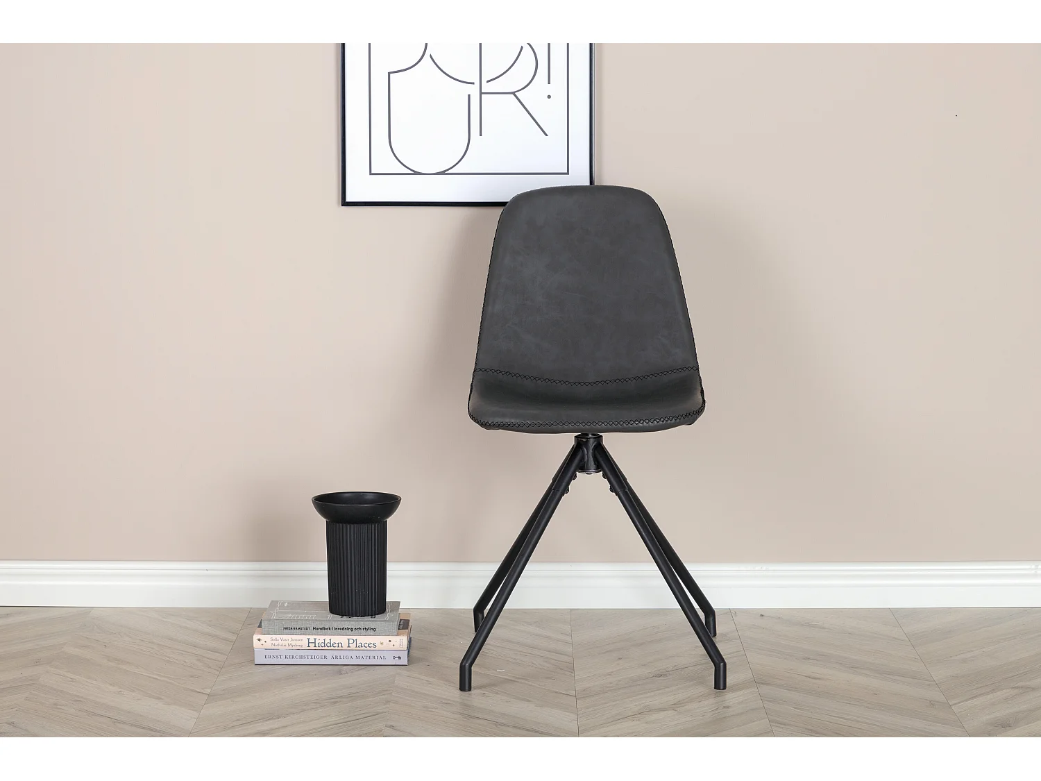 Esszimmerstuhl POLAROID DRC 1NOS 44x54x88 Schwarz