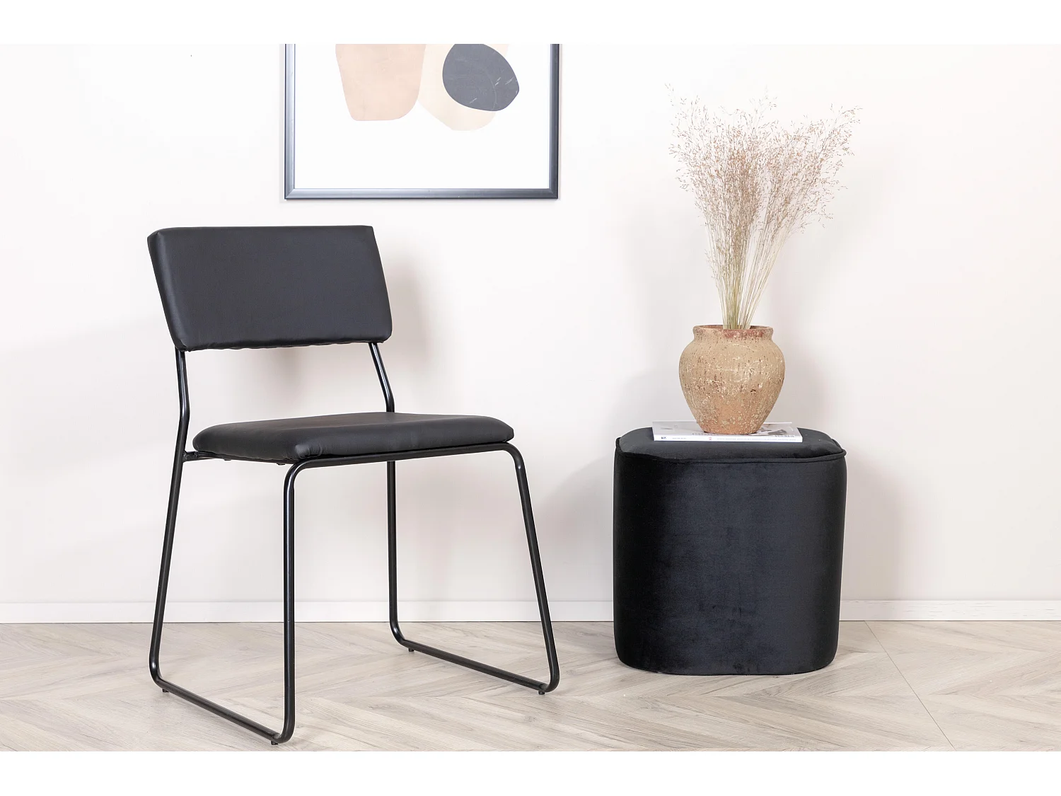 Chaise KENTH DRC 1NOS 40x52x76 Noir