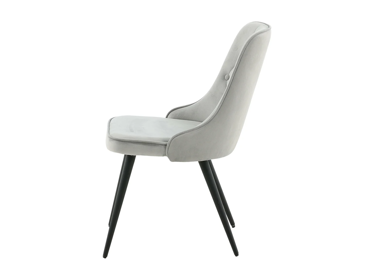 Eetkamerstoel VELVET DELUXE DRC 1NOS 50x66x89 Grijs