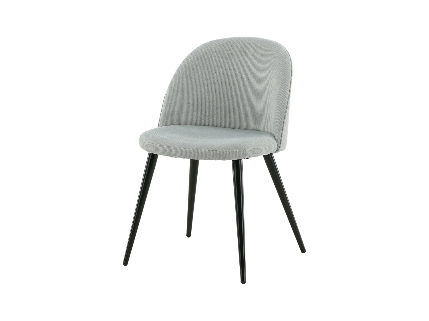 Chaise VELVET DRC 1NOS 50x57x77 Gris