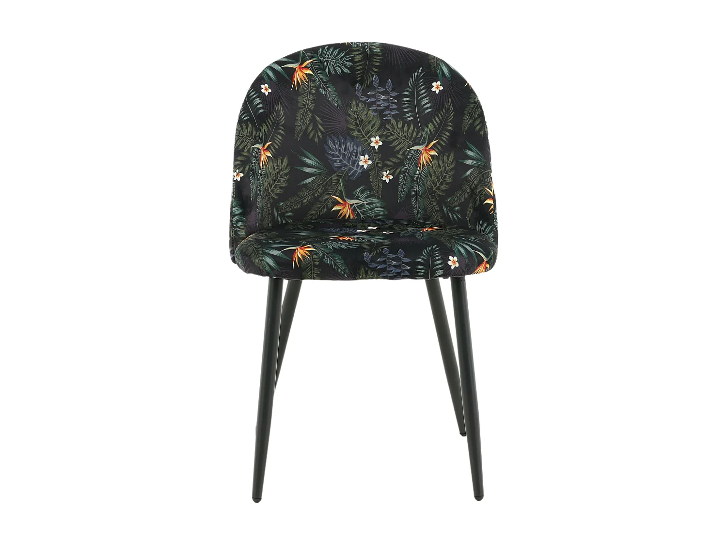 Chaise VELVET DRC 1NOS 50x48x77 Noir