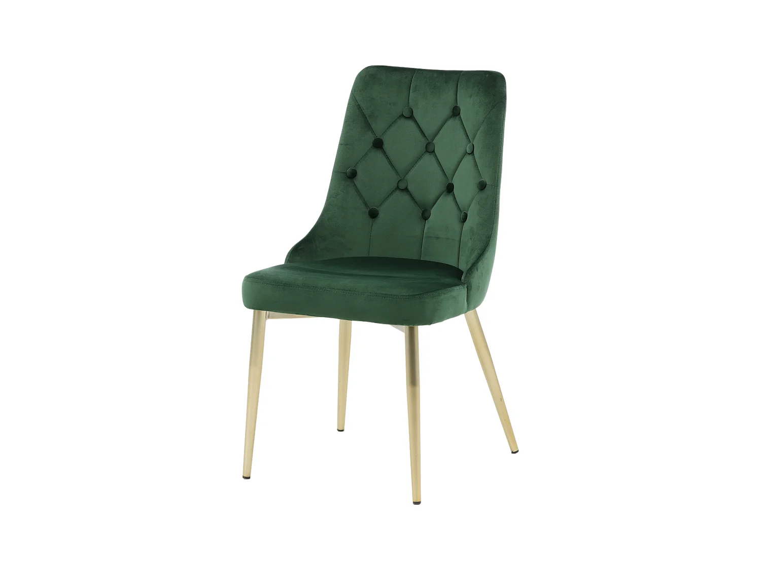 Chaise VELVET DELUXE DRC 1NOS 50x66x89 Vert