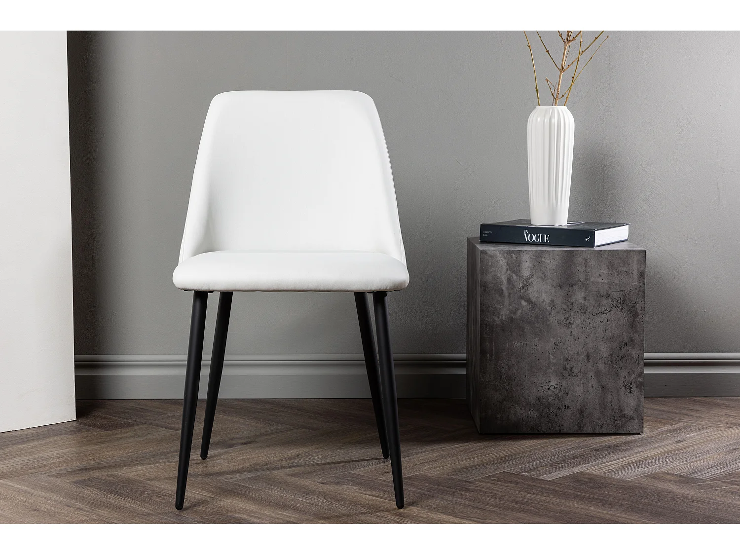 Chaise NIGHT DRC 1NOS 49x56x87 Blanc