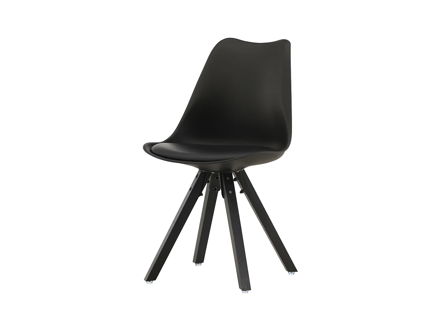 Chaise ZENO DRC 48x56x84 Noir