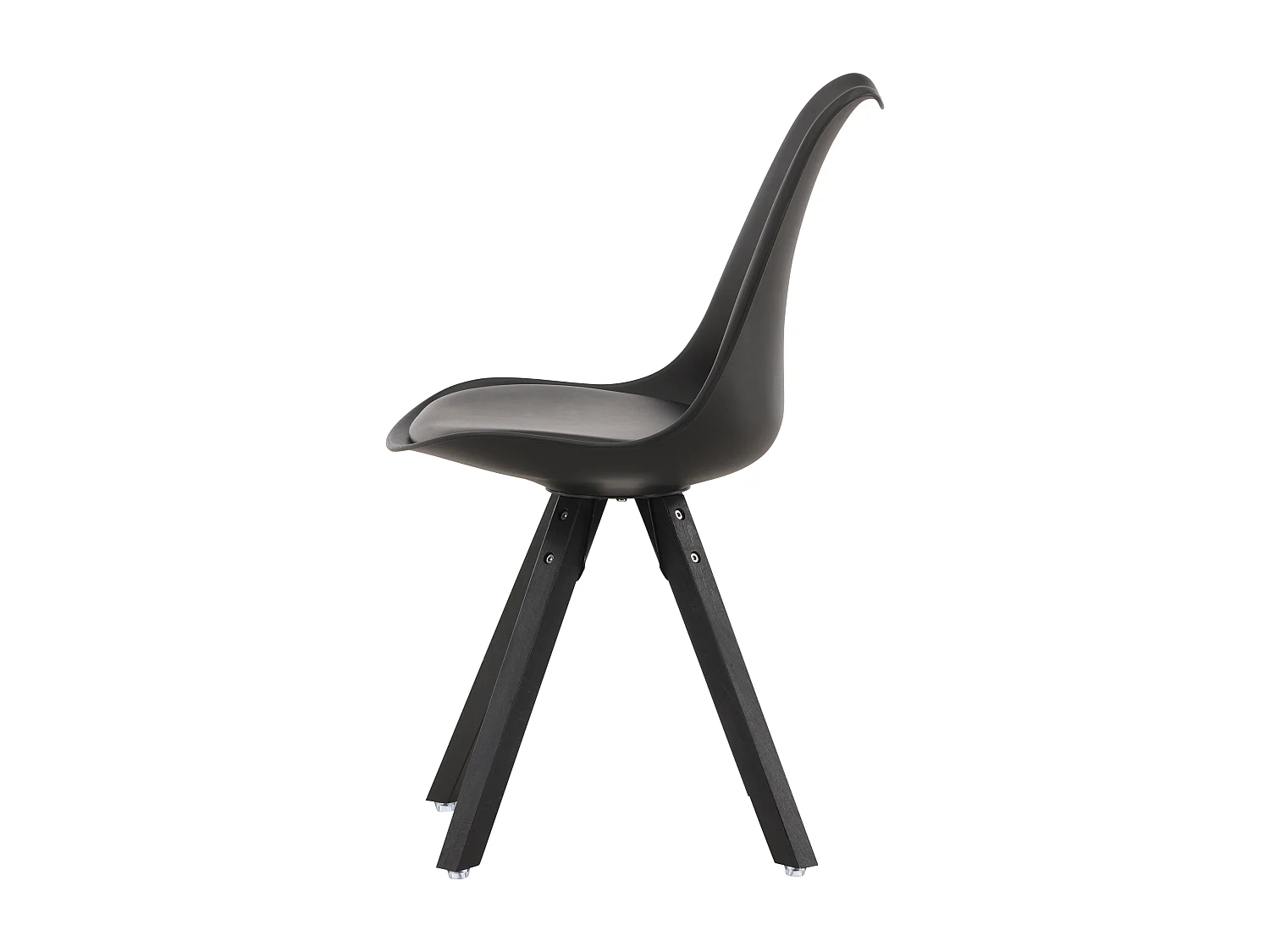 Chaise ZENO DRC 48x56x84 Noir