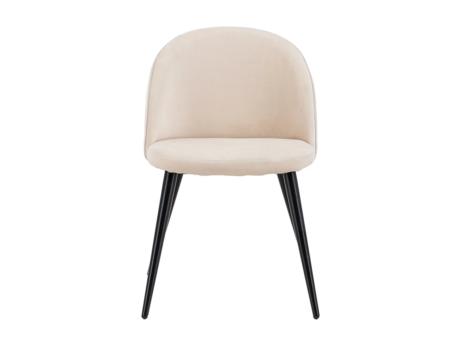 Eetkamerstoel VELVET DRC 1NOS 50x57x77 Beige