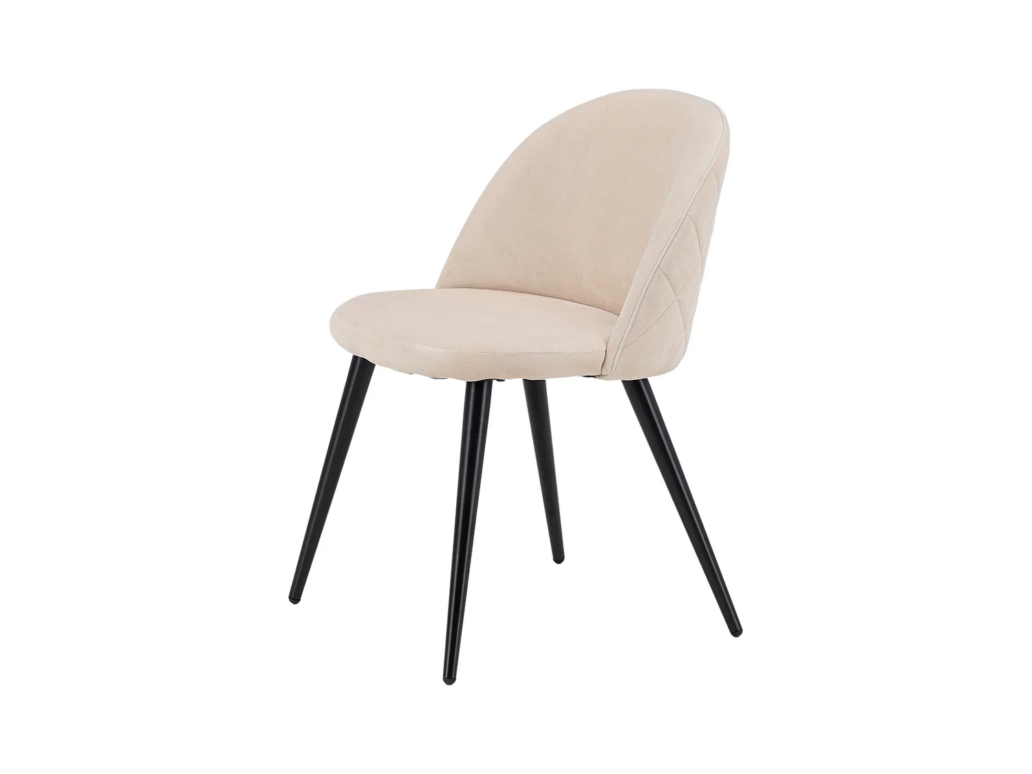 Chaise VELVET DRC 1NOS 50x57x77 Beige
