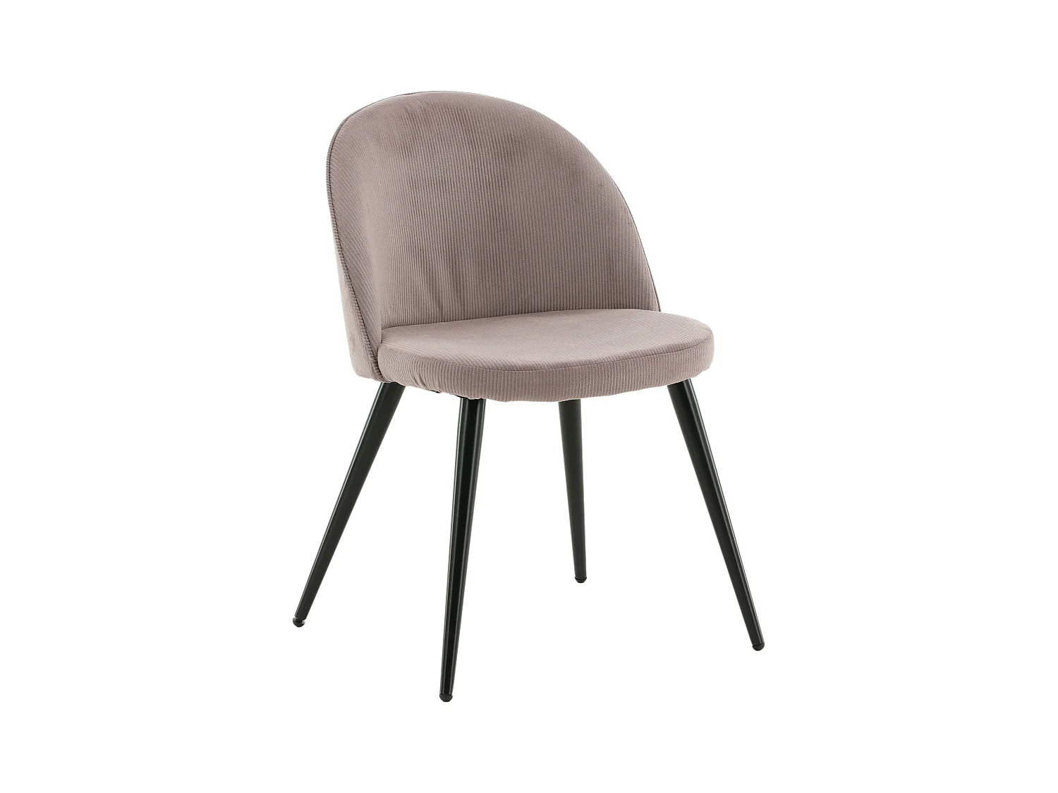 Chaise VELVET DRC 1NOS 50x57x77 Rose