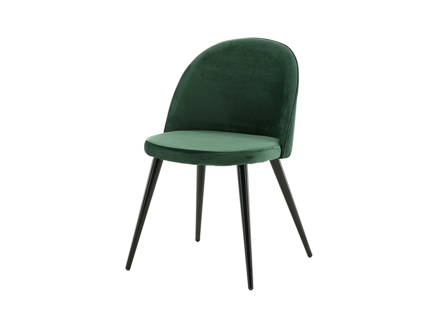 Chaise VELVET DRC 1NOS 50x57x77 Vert