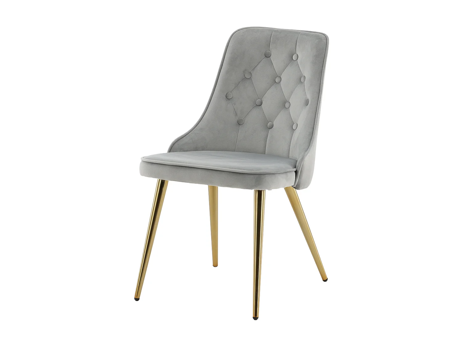 Eetkamerstoel VELVET DELUXE DRC 1NOS 50x66x89 Grijs