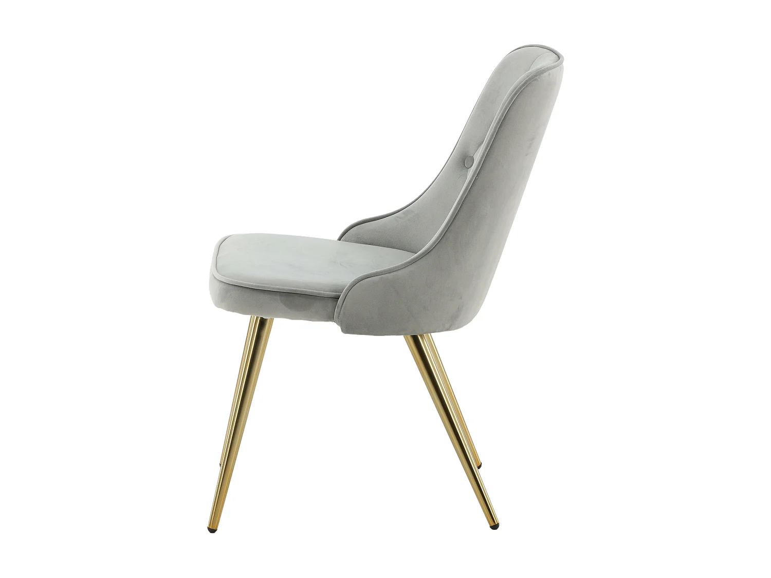 Eetkamerstoel VELVET DELUXE DRC 1NOS 50x66x89 Grijs