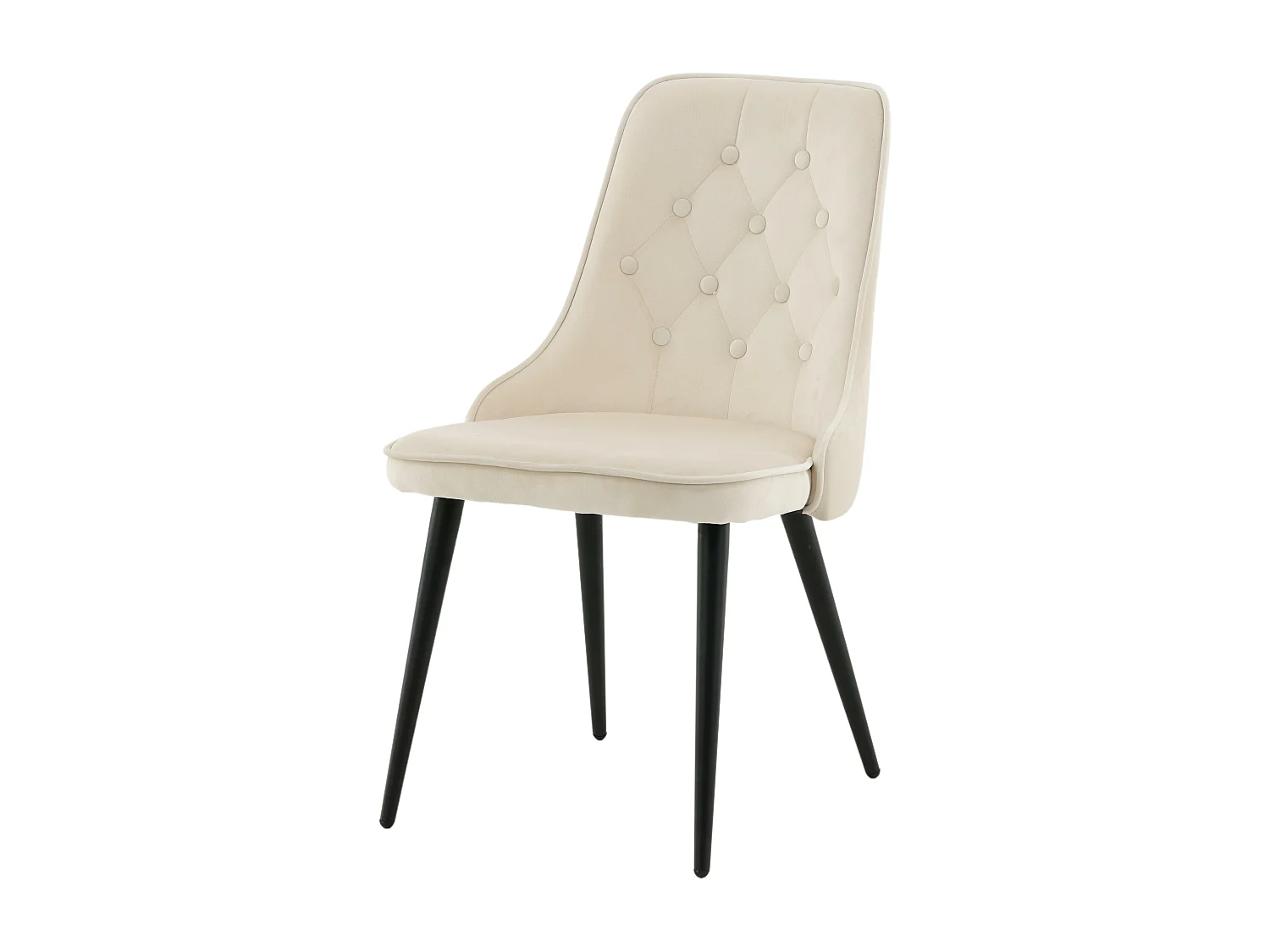 Chaise VELVET DELUXE DRC 1NOS 50x66x89 Beige