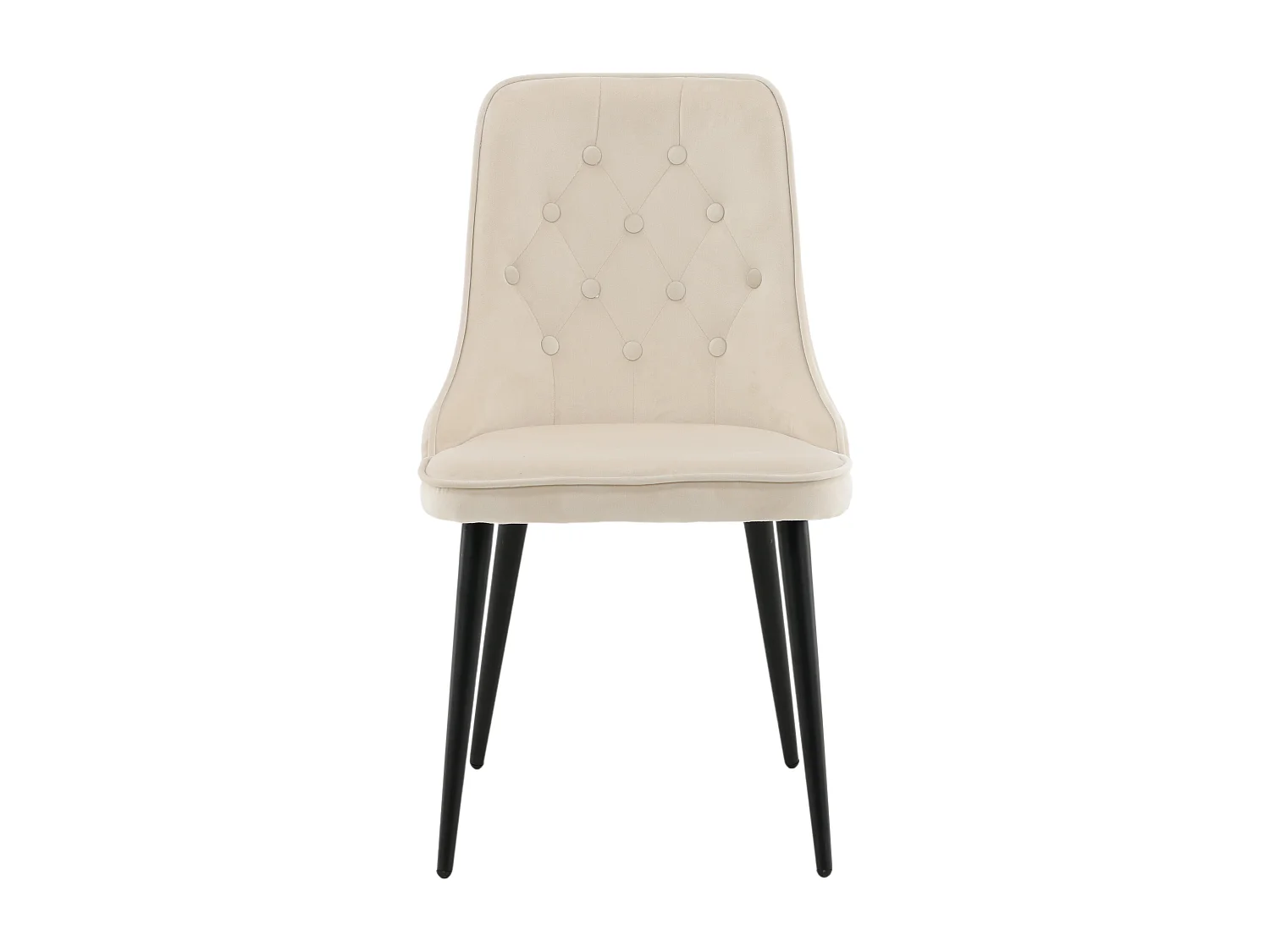 Chaise VELVET DELUXE DRC 1NOS 50x66x89 Beige