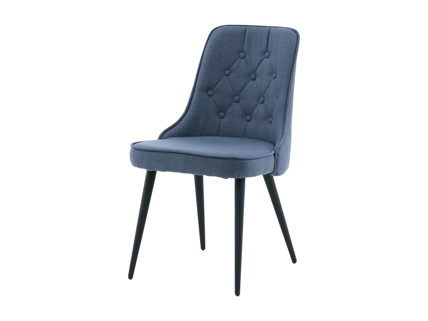 Eetkamerstoel VELVET DELUXE DRC 1NOS 50x66x89 Zwart