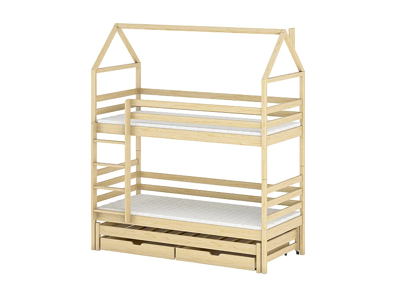 Letto capanna DALIA HB004 90x190 cm Beige