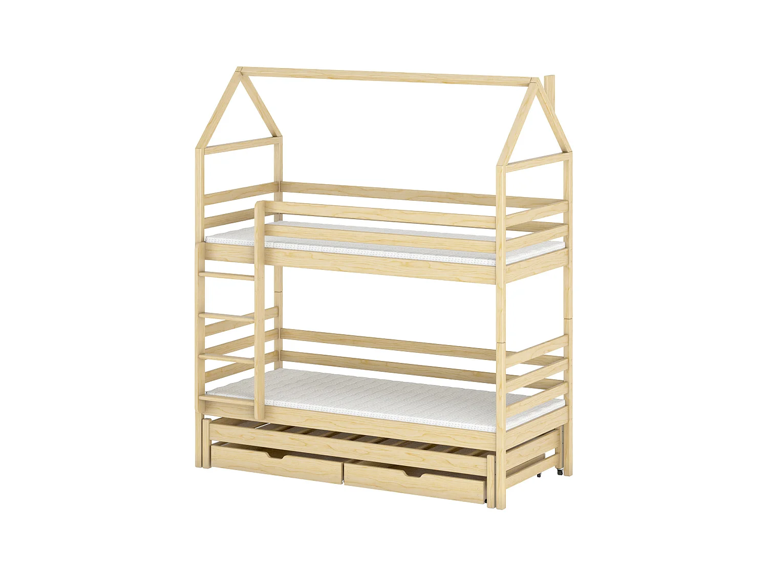 Lit cabane DALIA HB004 90x190 cm Beige