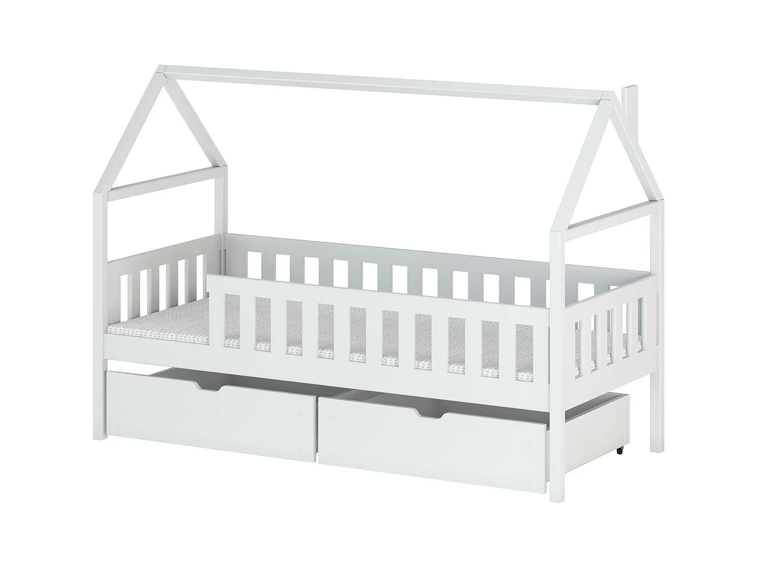 Huisbed DOMI HB001 80x160 cm Wit