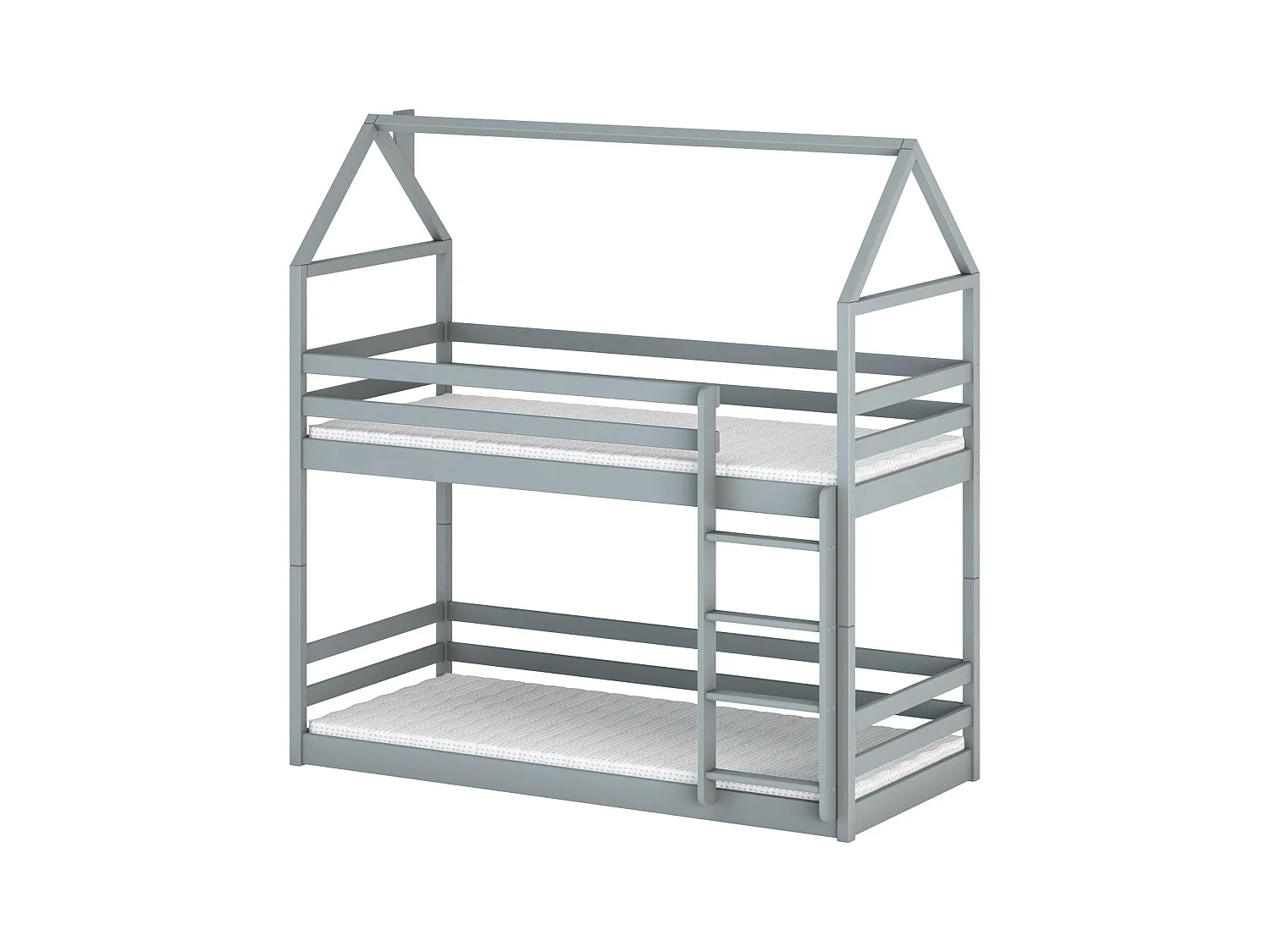Lit cabane AXEL HB013 80x170 cm Gris