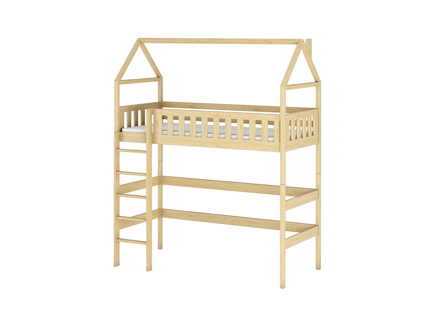 Lit cabane OTYLIA HB004 90x190 cm Beige