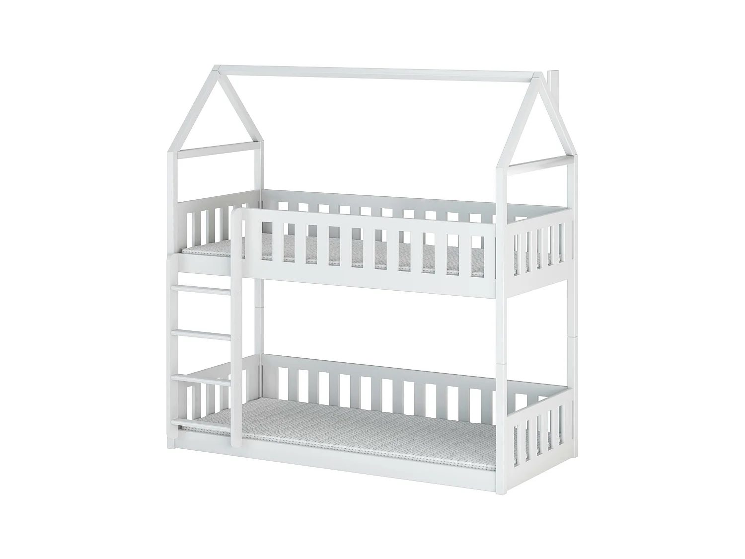 Lit cabane POLA HB004 90x190 cm Blanc