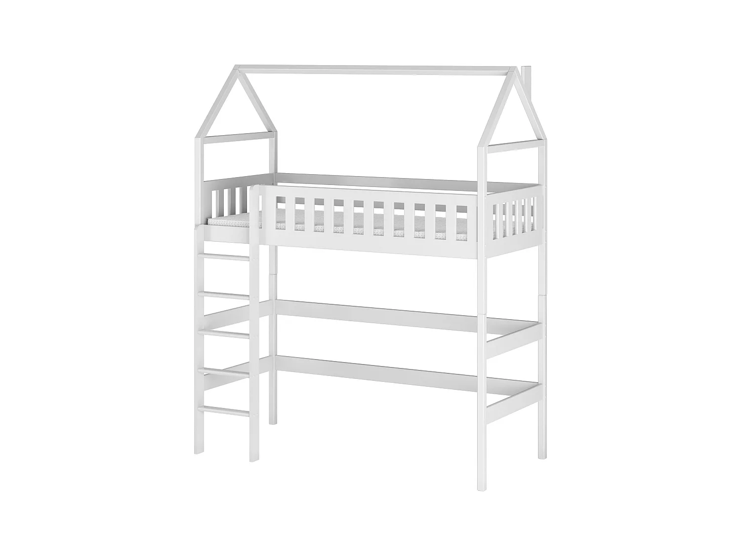 Hausbett OTYLIA HB001 80x160 cm Weiß