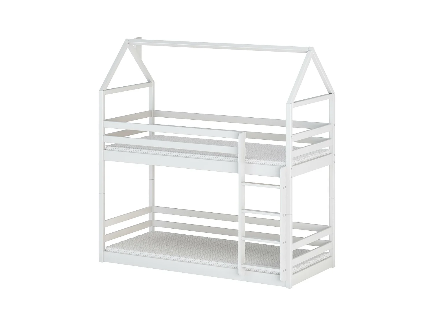 Lit cabane AXEL HB004 90x190 cm Blanc