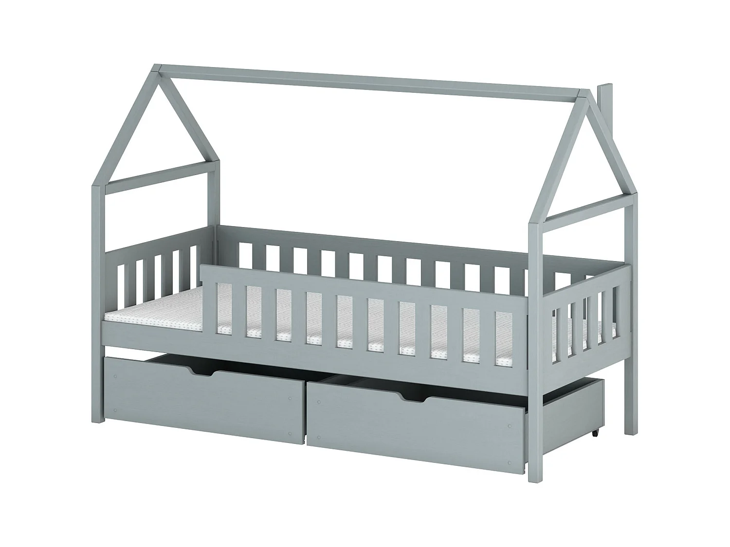 Hausbett DOMI HB005 90x200 cm Grau