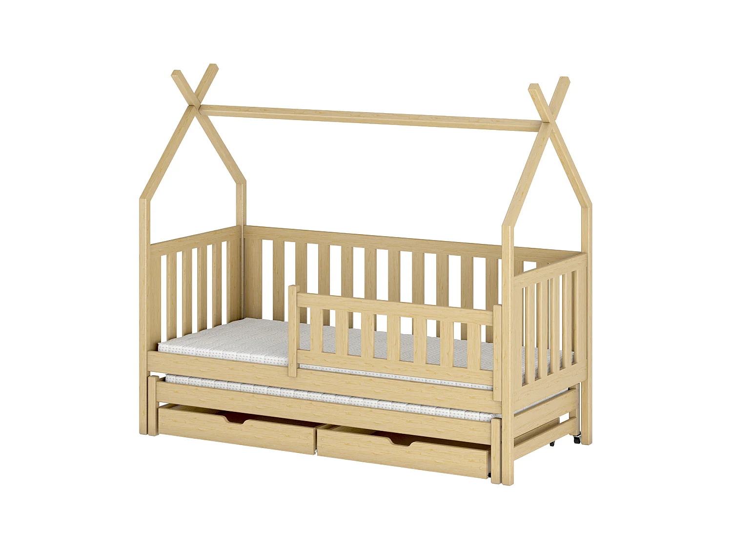 Cama infantil TYTUS HB004 90x190 cm Beige