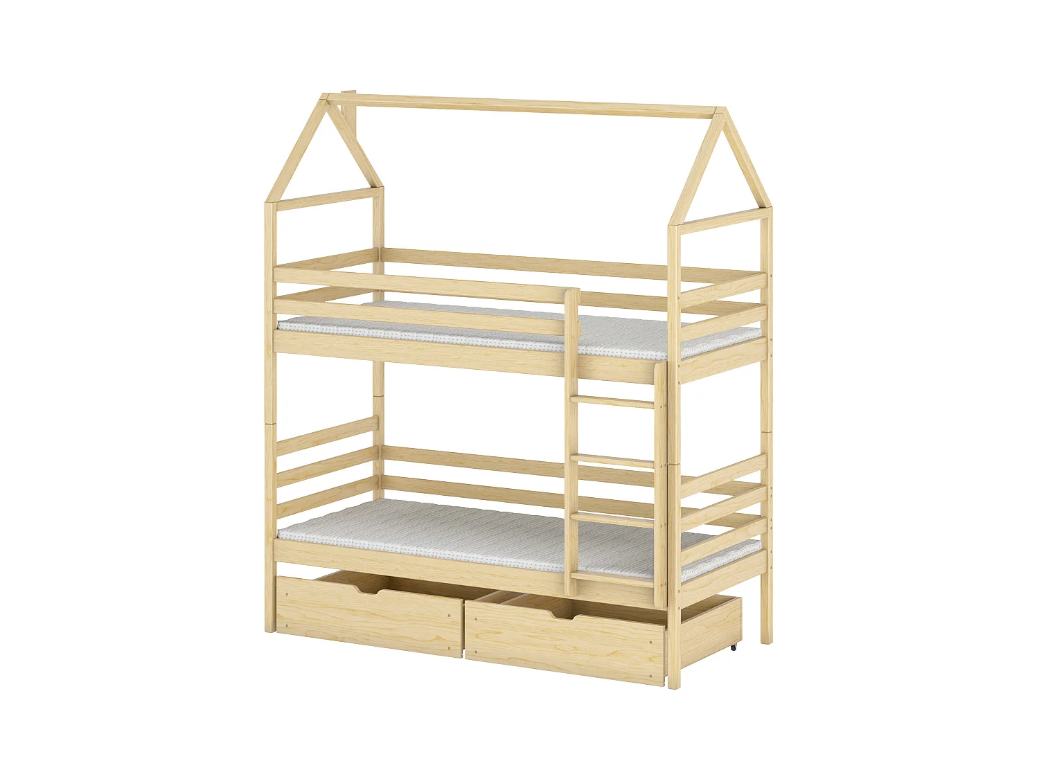 Lit cabane ALEX HB004 90x190 cm Beige