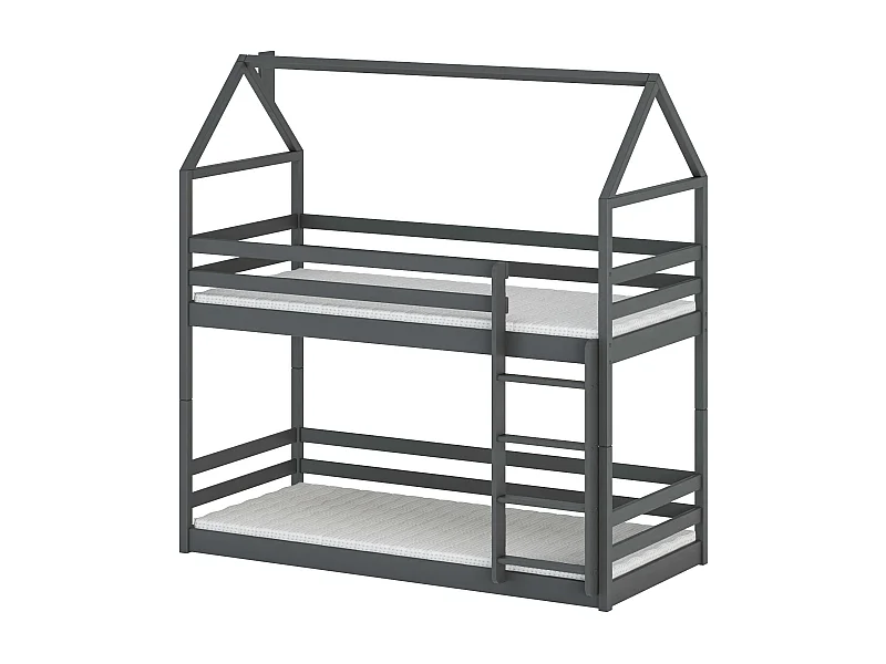 Letto capanna AXEL HB001 80x160 cm Grafite