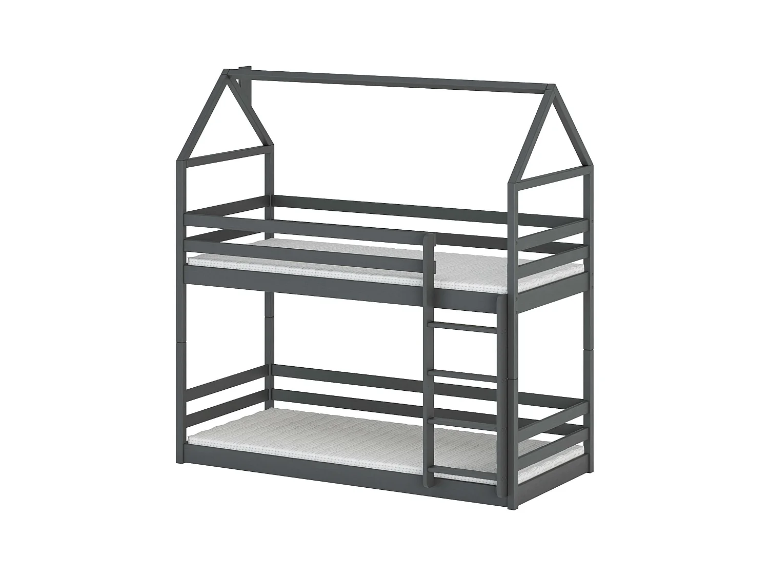 Letto capanna AXEL HB001 80x160 cm Grafite