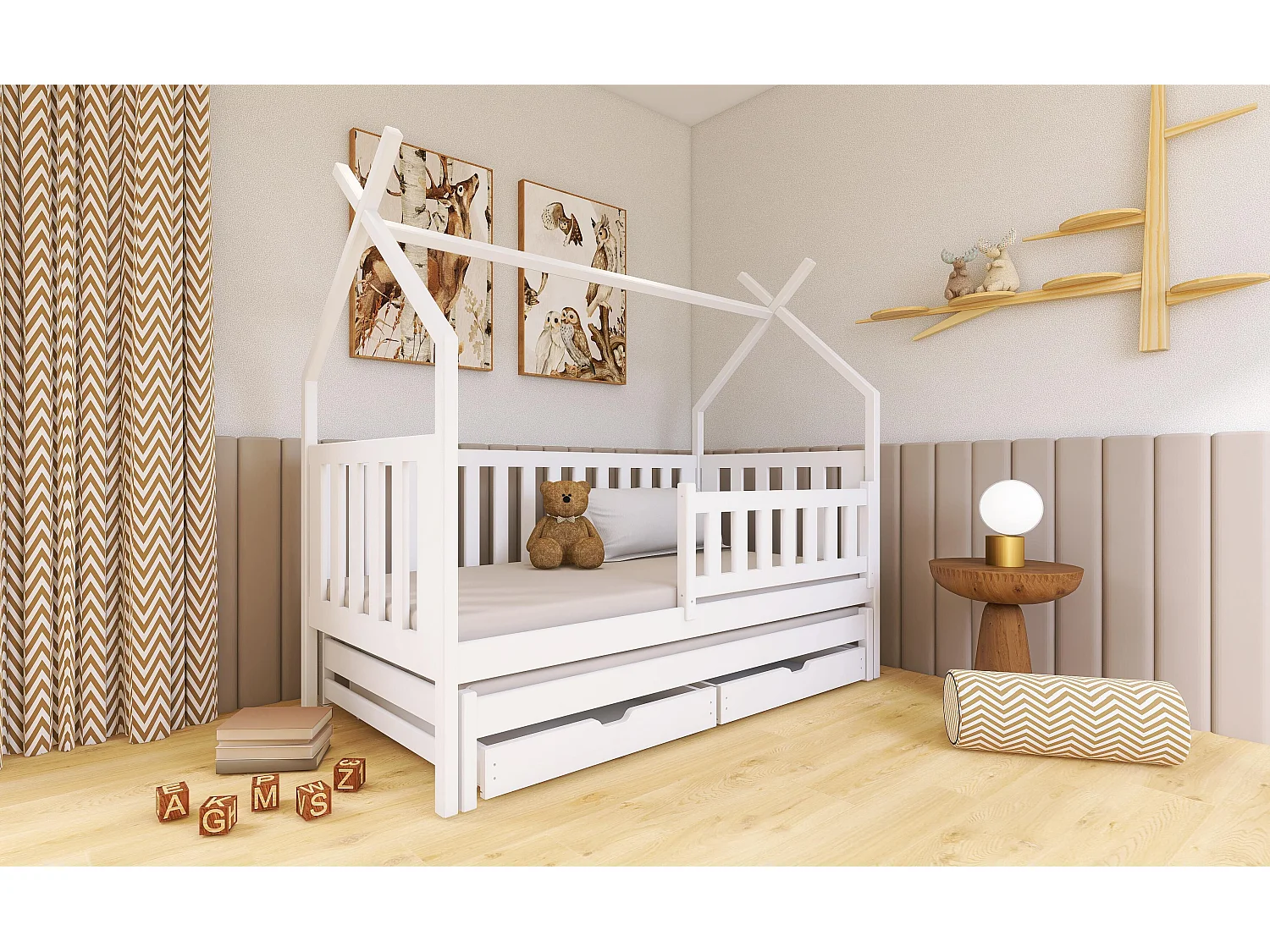 Huisbed TYTUS HB004 90x190 cm Wit