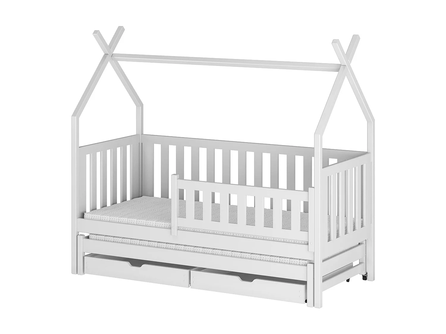 Estrutura cama infantil TYTUS HB003 80x200 cm Branco
