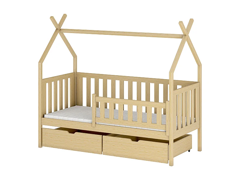 Letto capanna SIMBA HB004 90x190 cm Beige