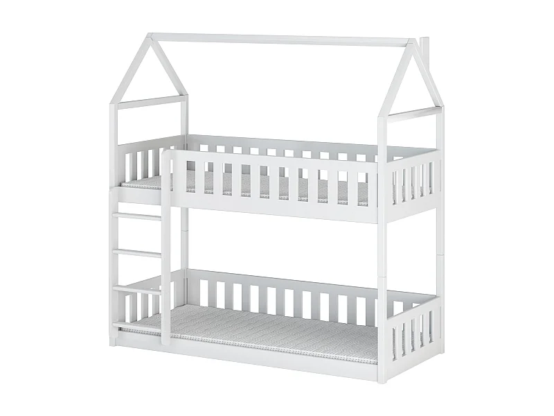 Lit cabane POLA HB002 80x180 cm Blanc